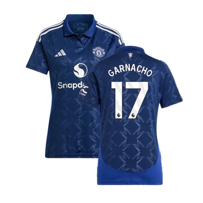 2024-2025 Man Utd Away Shirt (Womens) (Garnacho 17) — Shop Online