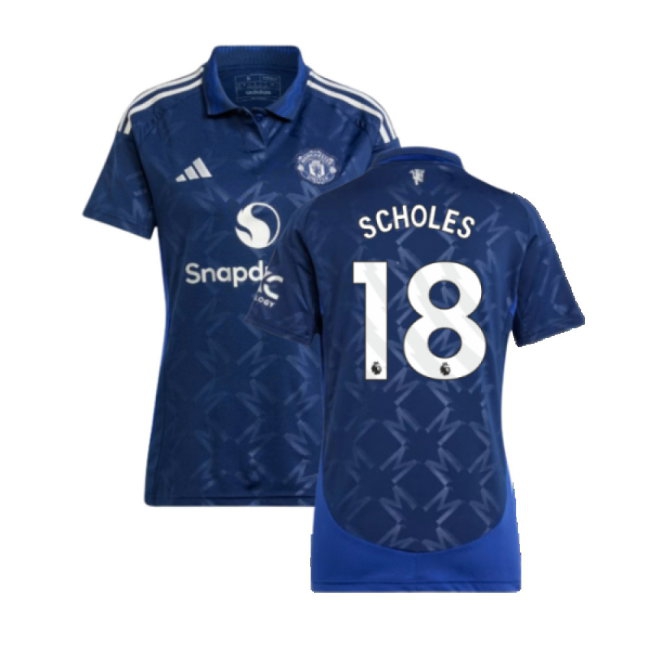 2024-2025 Man Utd Away Shirt (Womens) (Scholes 18) — Shop Now