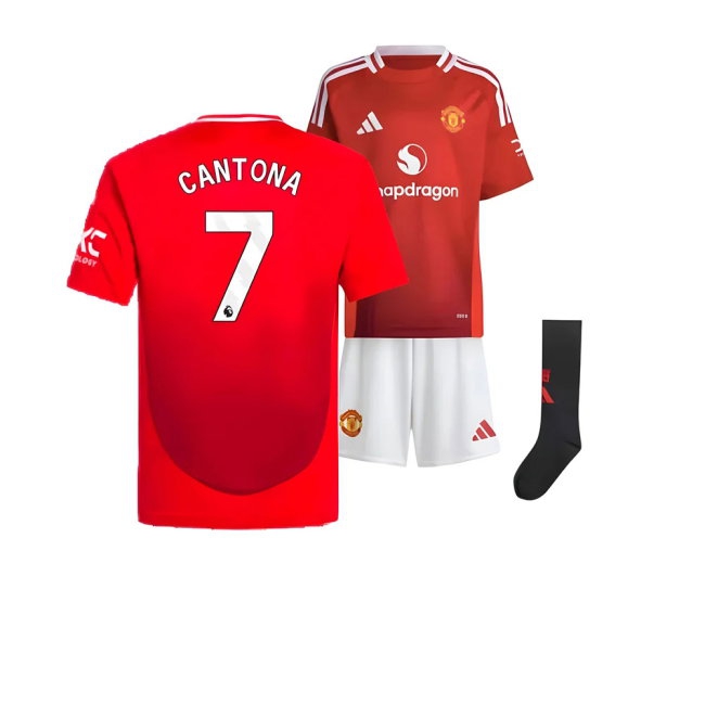 2024-2025 Man Utd Home Mini Kit (Cantona 7) — Buy Now