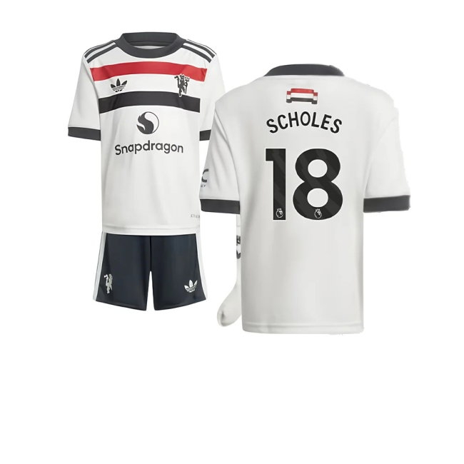2024-2025 Man Utd Third Mini Kit (Scholes 18) — Buy Online