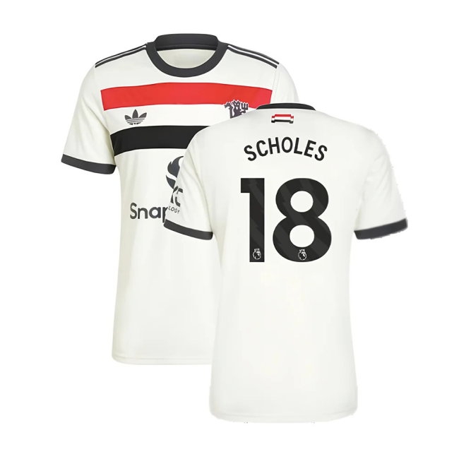 2024-2025 Man Utd Third Shirt (Scholes 18) — Shop Online