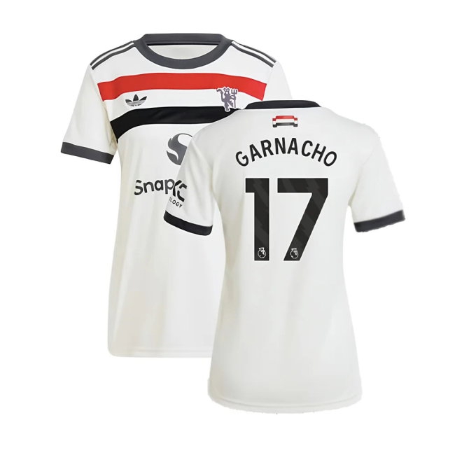 2024-2025 Man Utd Third Shirt (Womens) (Garnacho 17) — Shop Online