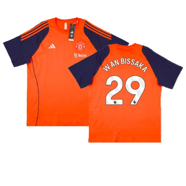 2024-2025 Man Utd Training Tee (Red) (Wan Bissaka 29)