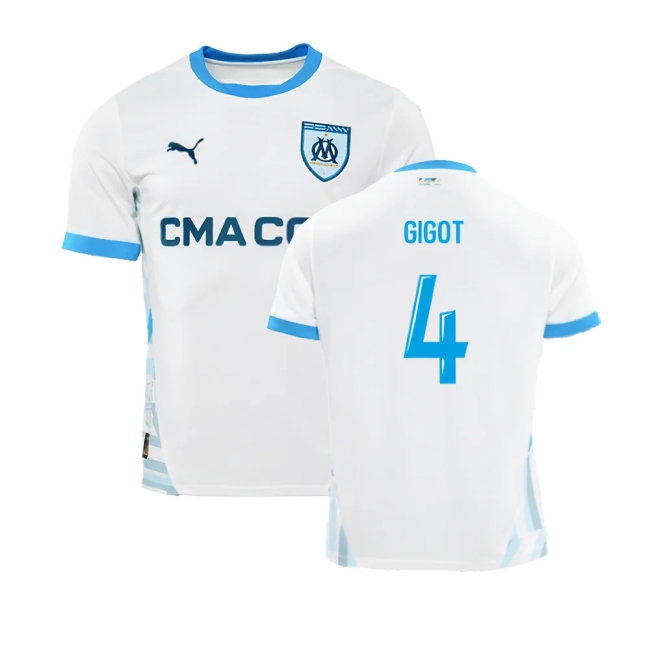 2024-2025 Marseille Home Shirt (Gigot 4) — Buy Now