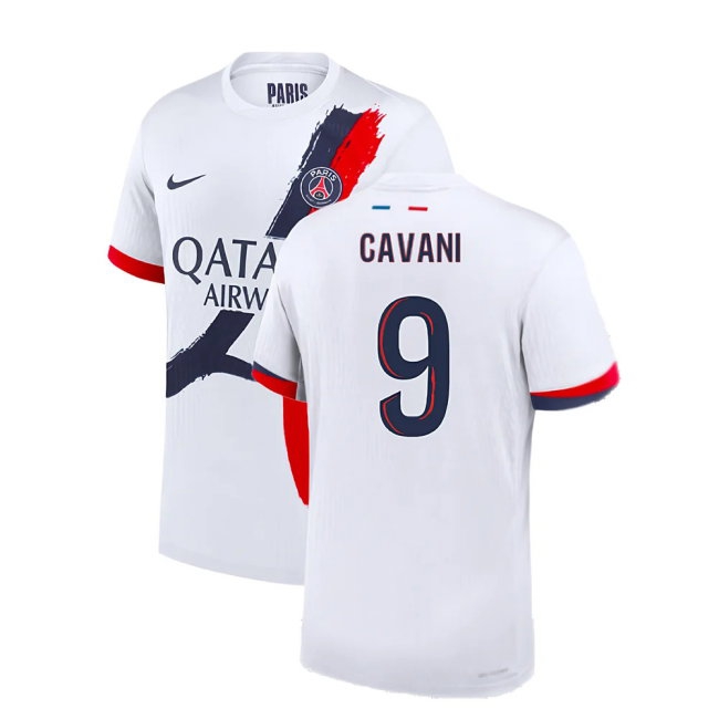 2024-2025 PSG Away match-style Dri- Shirt (Cavani 9)