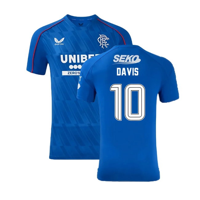 2024-2025 Rangers Player Version Pro Home Shirt (Davis 10) — Shop Now