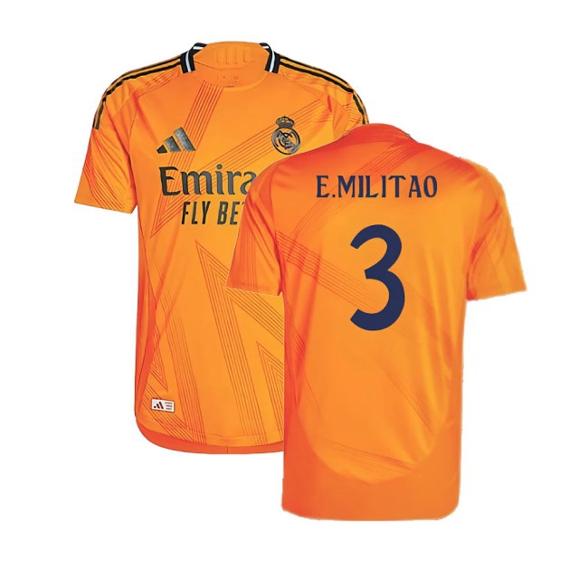 2024-2025 Real Madrid match-style Away Shirt (E.Militao 3)