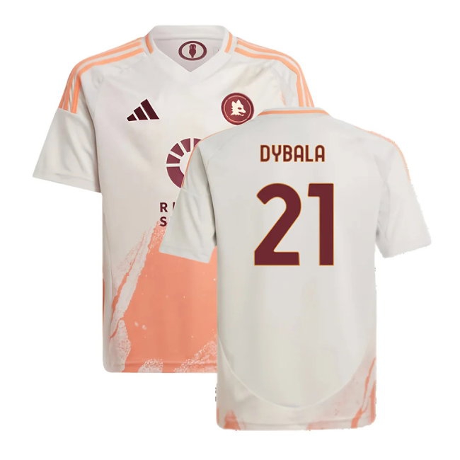 2024-2025 Roma Away Shirt (Kids) (Dybala 21) — Buy Online