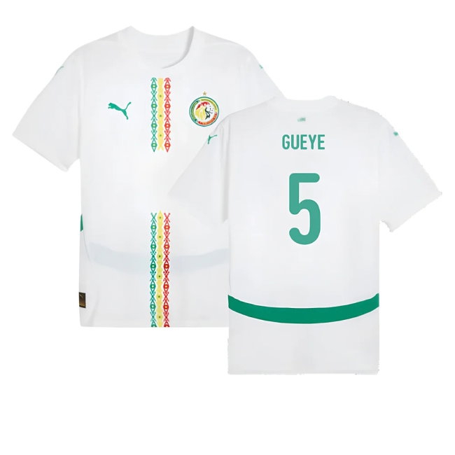 2024-2025 Senegal Home Shirt (Gueye 5) — Shop Online