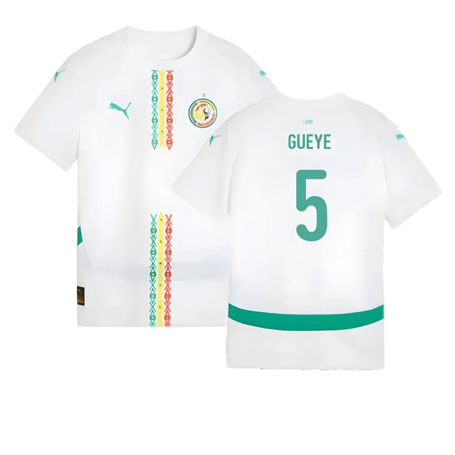2024-2025 Senegal Home Shirt (Kids) (Gueye 5) — Buy Now