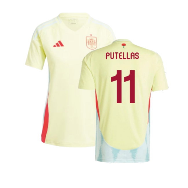 2024-2025 Spain Away Shirt (Ladies) (Putellas 11) — Shop Now