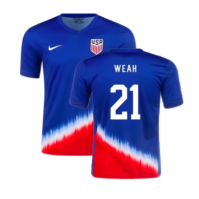 2024-2025 United States USA Away Shirt (WEAH 21) — Shop Now