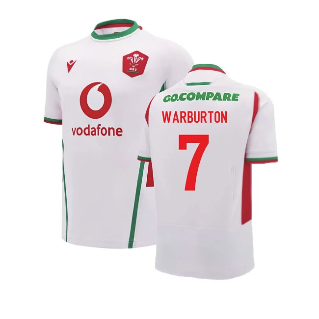 2024-2025 Wales Away Replica Rugby Shirt (Kids) (Warburton 7) — Buy Now