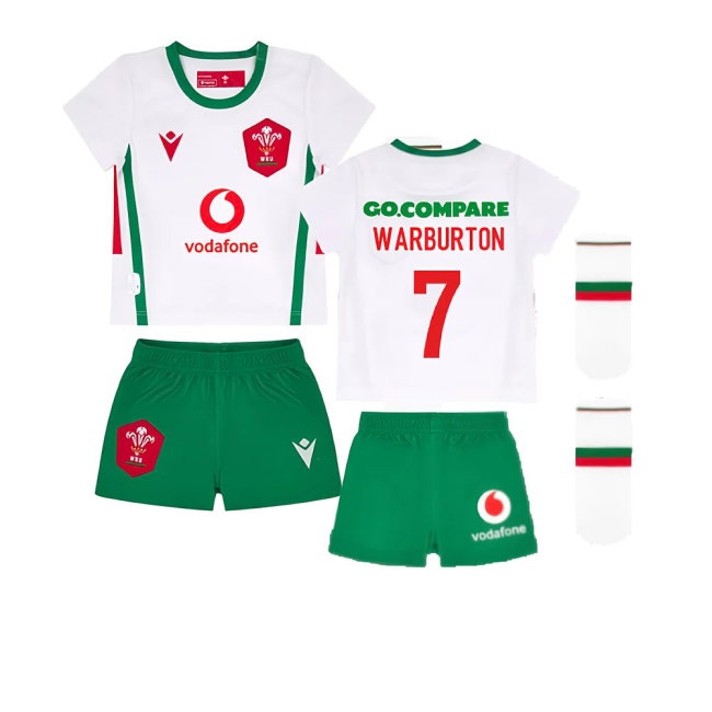 2024-2025 Wales Away Rugby Baby Kit (Warburton 7) — Buy Now