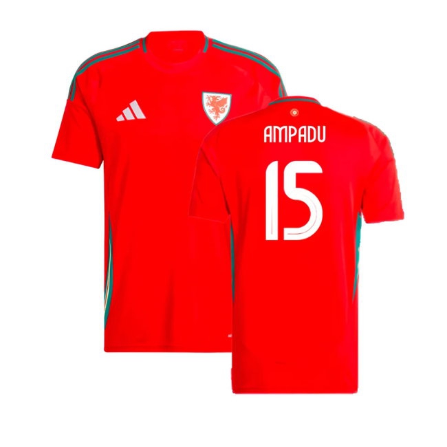 2024-2025 Wales Home Shirt (Ampadu 15) — Shop Now