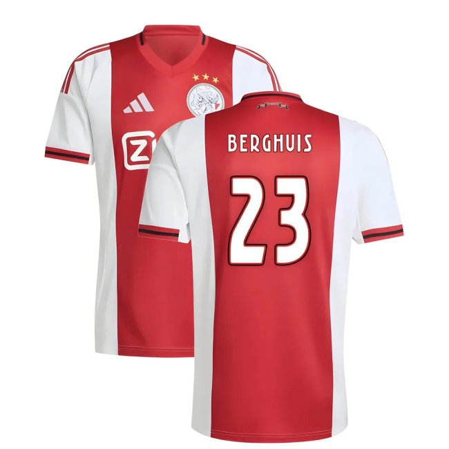 2025-2026 Ajax Home Shirt (Berghuis 23) — Buy Now