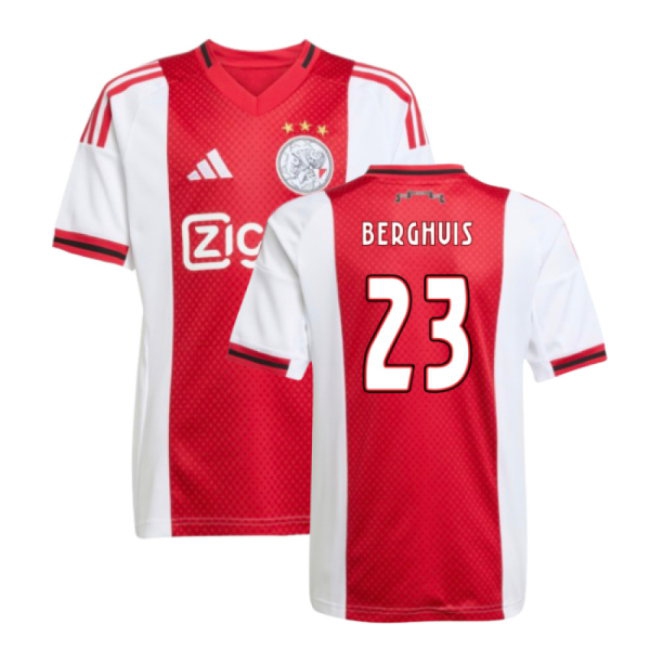 2025-2026 Ajax Home Shirt (Kids) (Berghuis 23) — Shop Online