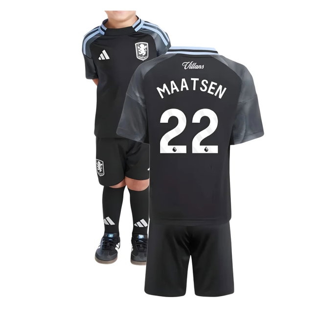 2025-2026 Aston Villa Away Mini Kit (Maatsen 22) — Shop Online