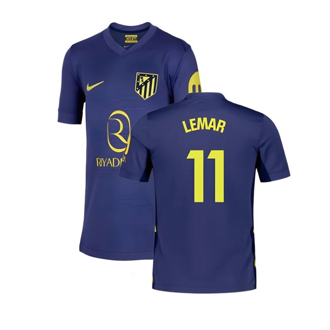2025-2026 Atletico Madrid Away Shirt (Kids) (Lemar 11) — Buy Now