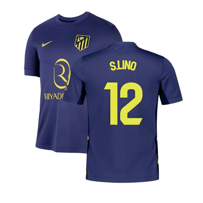 2025-2026 Atletico Madrid Away Shirt (S.Lino 12) — Buy Online