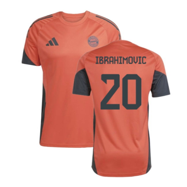 2025-2026 Bayern Munich Training Shirt (Easy Coral) (Ibrahimovic 20) — Shop Now