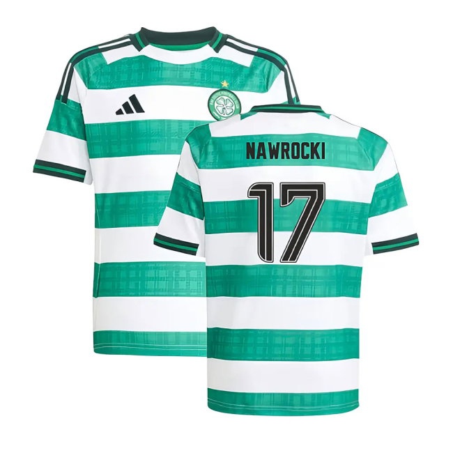 2025-2026 Celtic Home Shirt - Kids (Nawrocki 17) — Shop Now