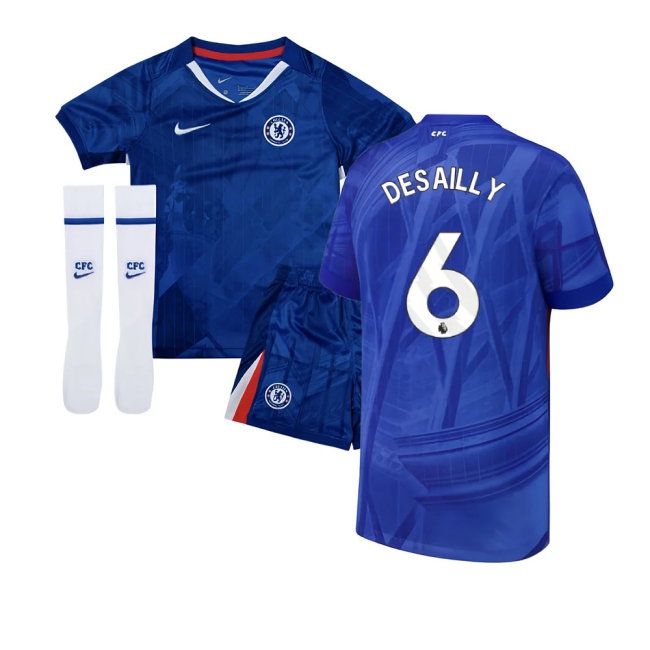 2025-2026 Chelsea Home Little Boys Mini Kit (Desailly 6) — Buy Online