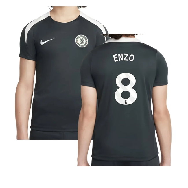 2025-2026 Chelsea Strike Training Shirt (Green) - Kids (Enzo 8) — Buy Online