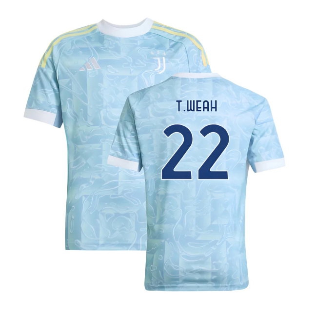 2025-2026 Juventus Away Shirt (Kids) (T.Weah 22) — Shop Now