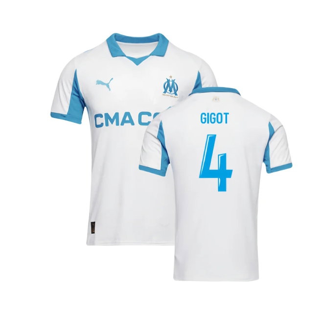 2025-2026 Marseille Home Shirt (Gigot 4) — Buy Now