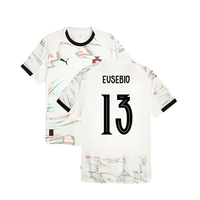 2025-2026 Portugal Away Player Version Jersey (Eusebio 13) — Shop Now
