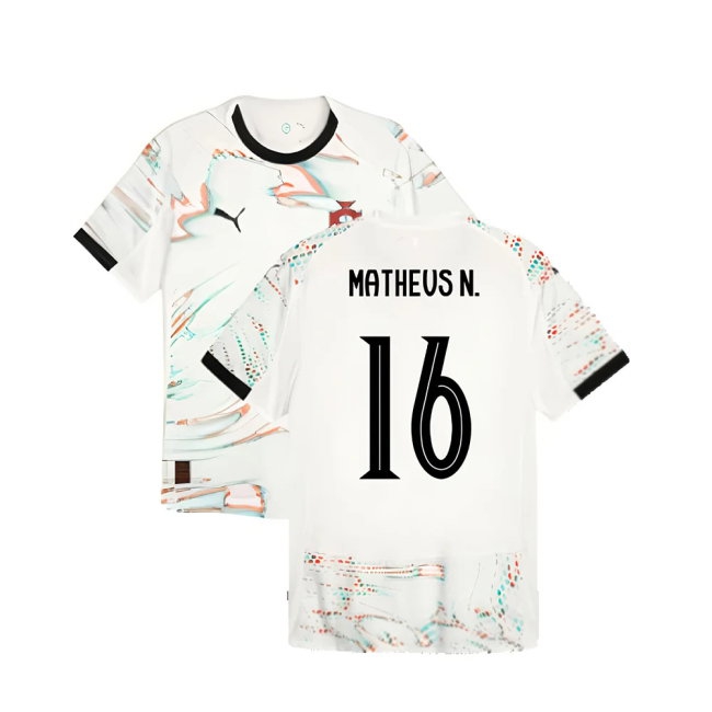 2025-2026 Portugal Away Authentic Jersey (Matheus N. 16)