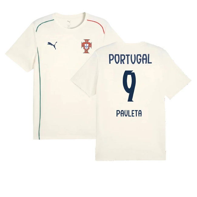 2025-2026 Portugal Casuals Tee (Sugared Almond) (Pauleta 9) — Shop Online