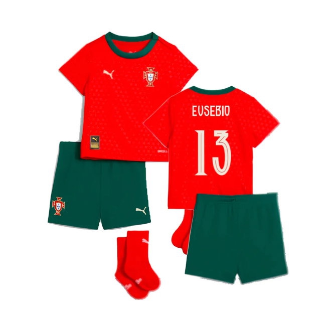 2025-2026 Portugal Home Baby Kit (Eusebio 13) — Shop Online