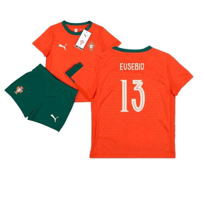 2025-2026 Portugal Home Mini Kit (Eusebio 13) — Shop Now