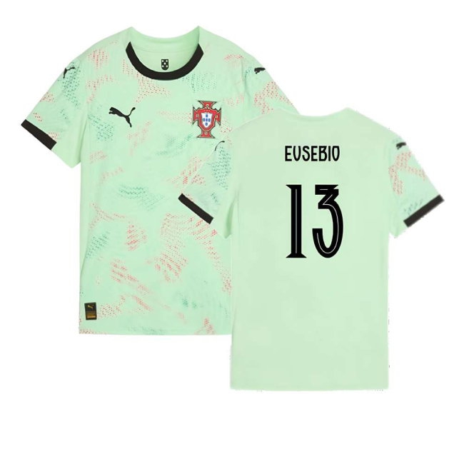 2025-2026 Portugal Womens Team Away Shirt (Ladies) (Eusebio 13) — Buy Online