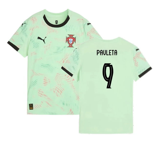 2025-2026 Portugal Womens Team Away Shirt (Ladies) (Pauleta 9) — Buy Now