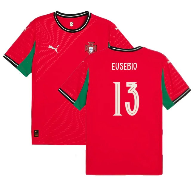 2025-2026 Portugal Womens Team Home Shirt (Unisex) (Eusebio 13) — Buy Online