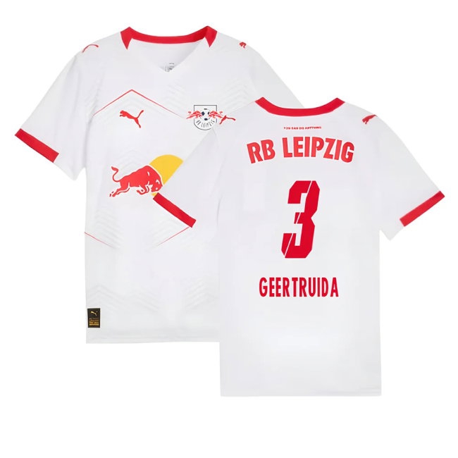 2025-2026 Red Bull Leipzig Home Shirt (Kids) (Geertruida 3) — Buy Now