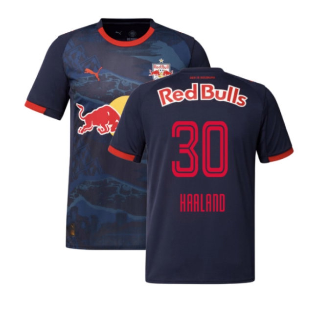 2025-2026 Red Bull Salzburg Away Shirt (Haaland 30) — Buy Now