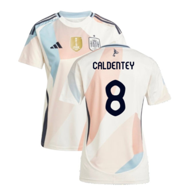 2025-2026 Spain Away Shirt (Womens) (Caldentey 8) — Buy Online
