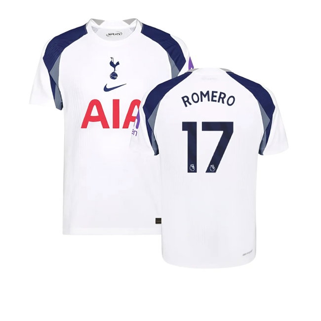 2025-2026 Tottenham Hotspur Authentic Home Shirt (Romero 17)
