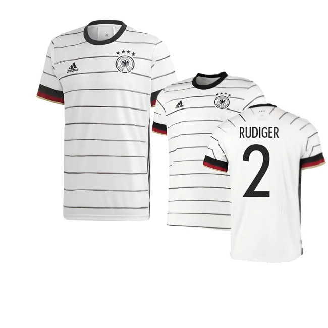 2020-2021 Germany Home Football Shirt (RUDIGER 2)