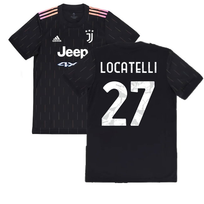 2021-2022 Juventus Away Shirt (LOCATELLI 27) — Shop Online