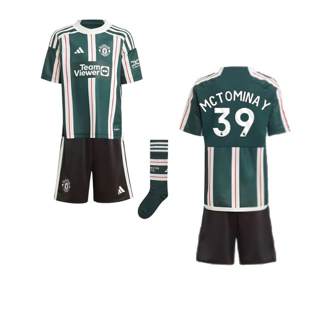 2023-2024 Man Utd Away Mini Kit (McTominay 39)