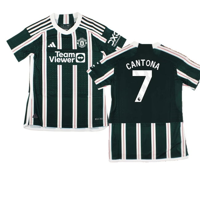 2023-2024 Man Utd Player Version Away Shirt (Ladies) (Cantona 7) — Buy Now