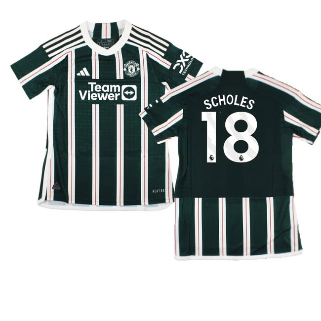 2023-2024 Man Utd Player Version Away Shirt (Ladies) (Scholes 18) — Shop Now
