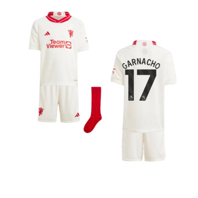 2023-2024 Man Utd Third Mini Kit (Garnacho 17) — Buy Online