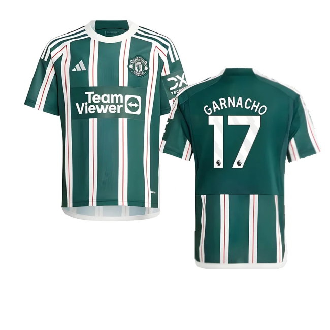2023-2024 Man Utd Away Shirt (Kids) (Garnacho 17) — Shop Online