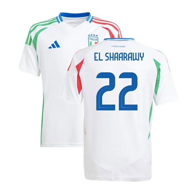2024-2025 Italy Away Shirt (Kids) (EL SHAARAWY 22) — Buy Online
